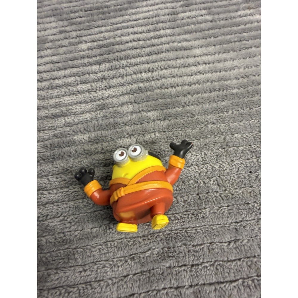 2019 Despicable Me Minion McDonald's Toy Figure Collectible in Red Robe 2 Eyes